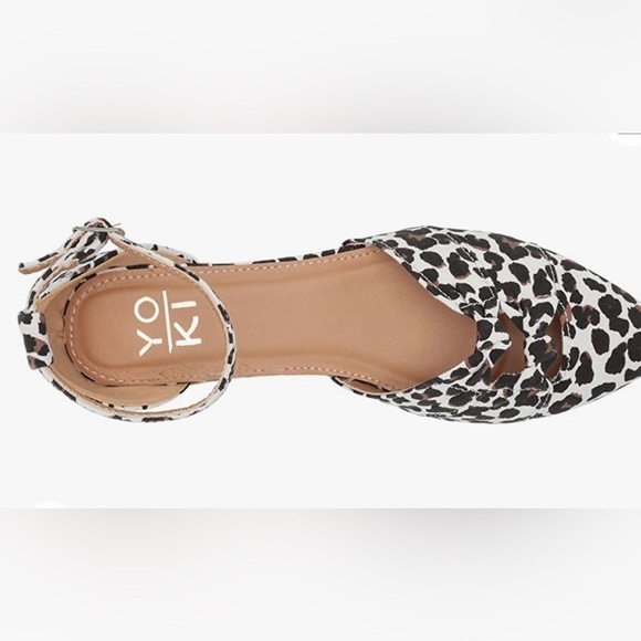 WOMEN’S Comfort Ballet Leopard Print Flat Sandal Size 9 - Picture 5 of 11
